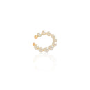 Gold Plated Pearl Accent Ear Cuff