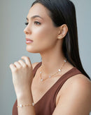 Round Detailed Ear Cuff – 18K Gold Plated (1.3 cm)