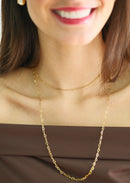 Collier Ras-du-Cou Maillons Cœur 60cm