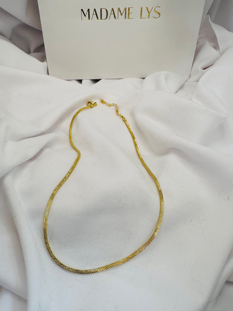 Collier Chaîne Plate 35cm