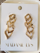 Boucles d’oreilles Cœurs Entrelacés