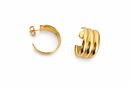 Boucles d’oreilles plaquées or 18K