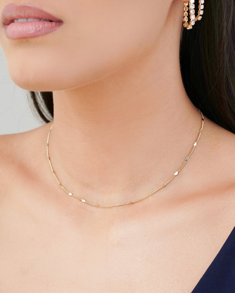 Collier Cœur Chaîne Fine