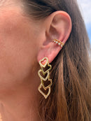 Boucles d’oreilles Cœurs Entrelacés