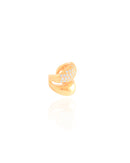 Faux piercing doré pavé Plaqué or 18k