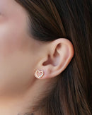 18K Gold Plated Crystal Heart Light Points Set