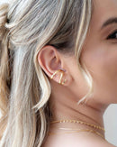 18K Gold Plated Smooth Ear Cuff