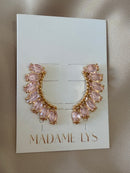 Boucles d’oreilles Rosée Rose