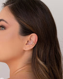 Piercing Fake Duplo Banhado a Ouro 18K