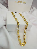 Collier à Maillons Dorés