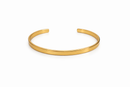 Bracelet rigide minimaliste plaqué or 18K