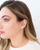 Piercing Fake Three Smooth Threads 18K Gold Plated