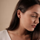 5mm Tourmaline Point of Light Earring 18K Gold Plated