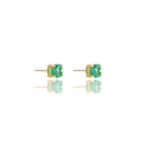 5mm Tourmaline Point of Light Earring 18K Gold Plated