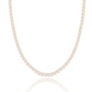 18K Gold Plated Riviera Crystal Choker Necklace
