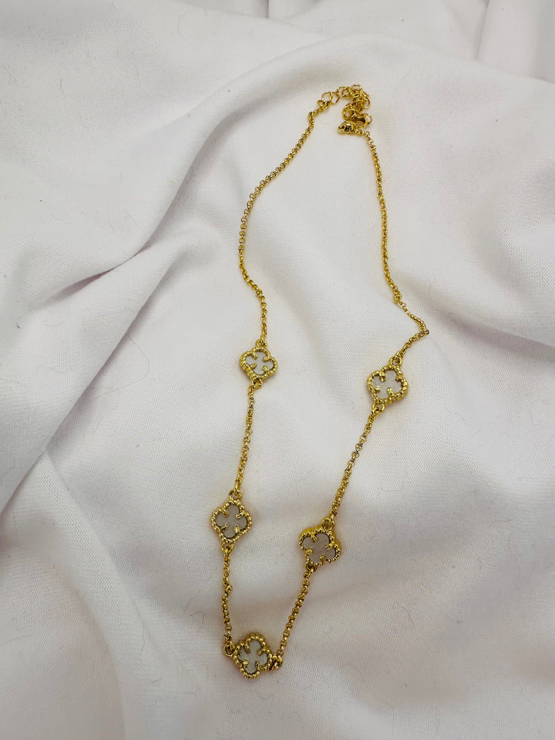 Collier Trèfle Nacre