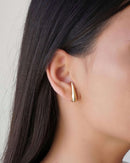 Smooth Teardrop Gold Plated Ear Hook – 2.4 cm