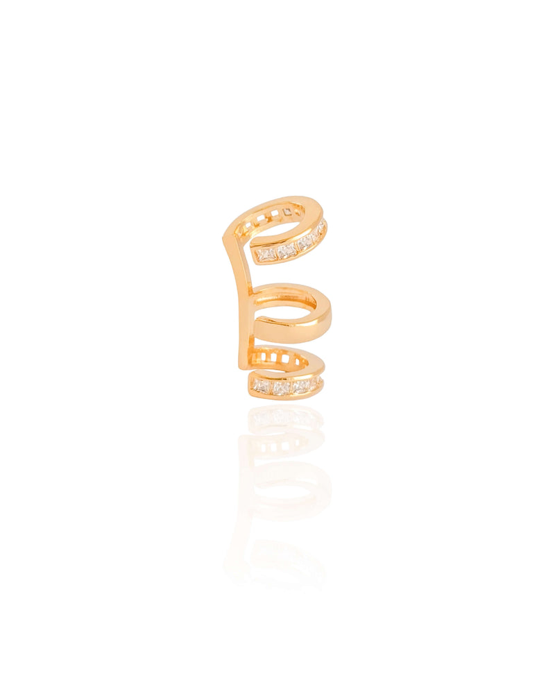 18K Gold Plated English Stud Piercing Fake