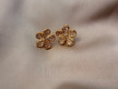 Boucles d’oreilles Fleur Scintillante
