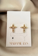 Boucles d’oreilles Croix Élégance