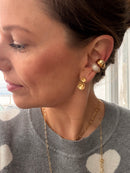 Faux piercing doré pavé Plaqué or 18k