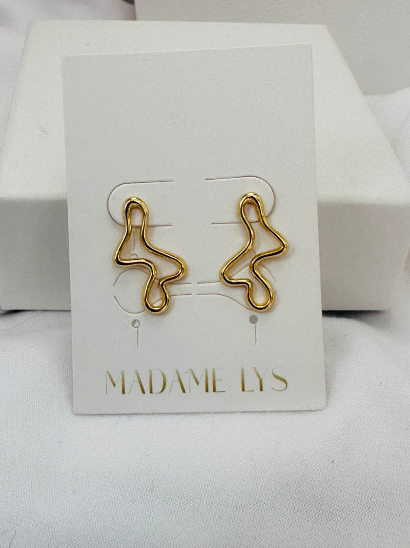 Boucles d’oreilles Flux Abstrait