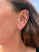Boucles d’oreilles Cœur Précieux