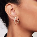 Boucles d’oreilles Cœur Zircone