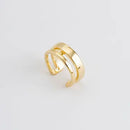 Fake Piercing Double Anneau