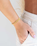Gold Plated Guitar String Bracelet