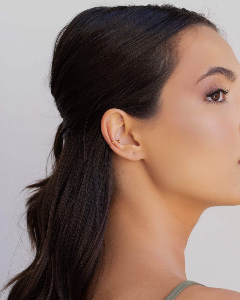18K Gold Plated Wire Piercing fake