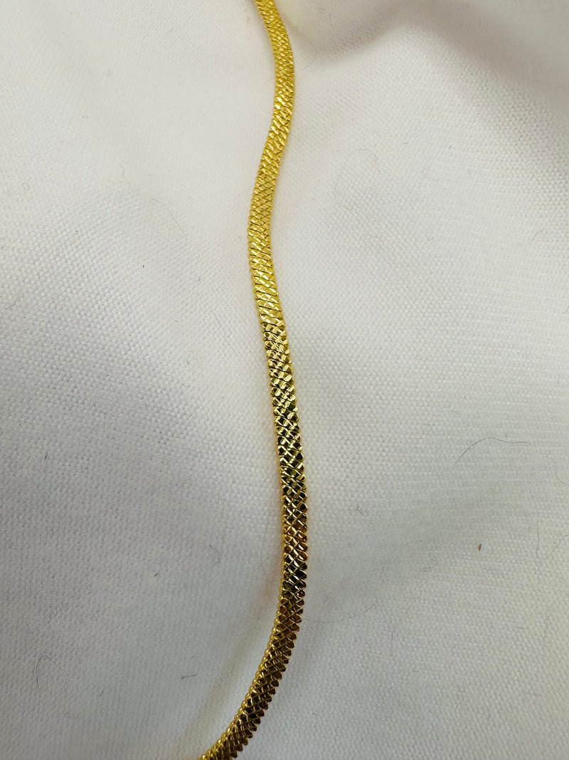 Collier Chaîne Plate 35cm