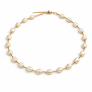 Choker perles plaqué or 18k