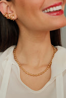 Collier Boules 5mm, 35cm