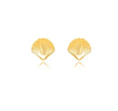Children’s Smooth Shell Earrings – 18K Gold Plated
