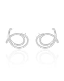 Ear Cuff Liso 2.5 cm Ródio Branco
