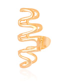 Waves Hair Clip – 18K Gold Finish