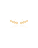 Round Detailed Ear Cuff – 18K Gold Plated (1.3 cm)