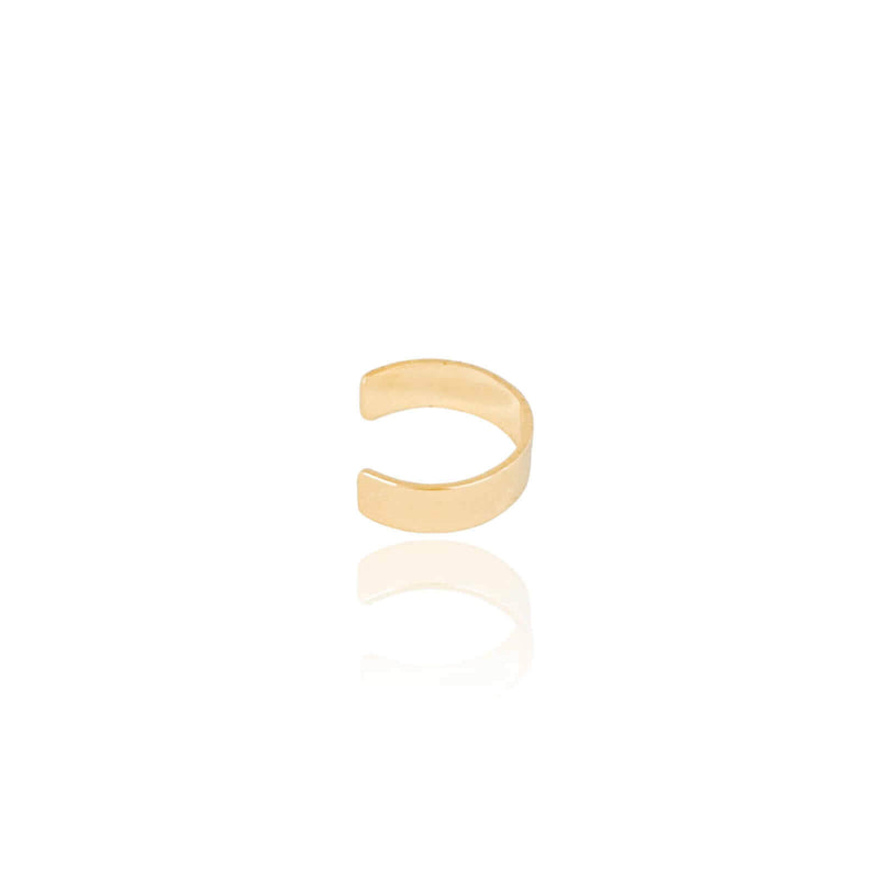 Gold Plated Flat Smooth Piercing gold plated 18k