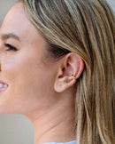 Gold Plated Flat Smooth Piercing gold plated 18k