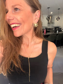 Collier Cravate Ajustable – Plaqué Or 18 Carats