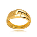Smooth 18K Gold Plated Bangle Bracelet