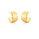 Satin Half Hoop Earrings&nbsp;