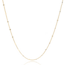 18K Gold Plated Bar Choker Necklace