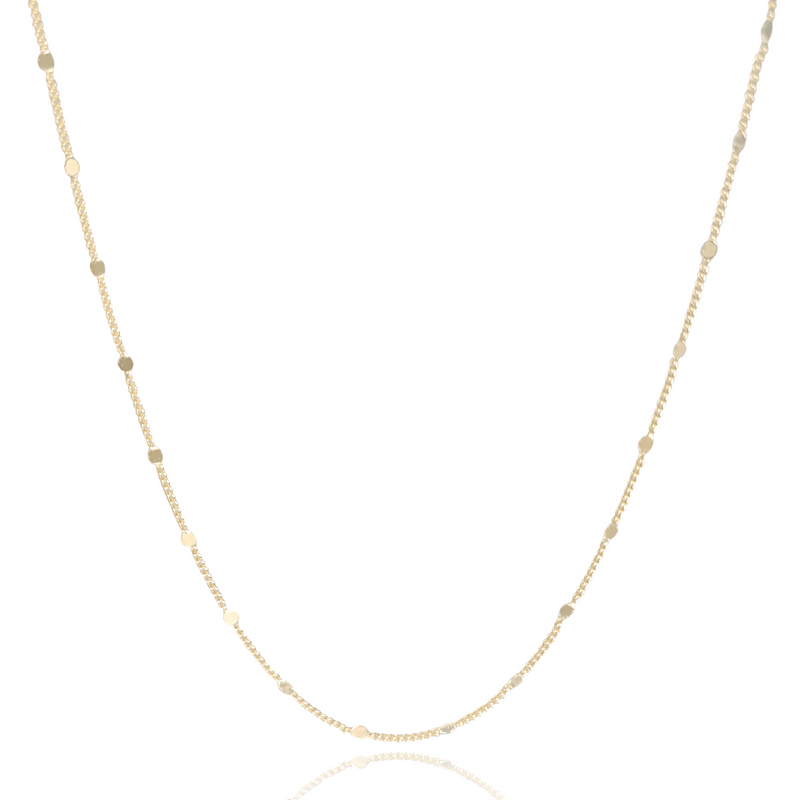 18K Gold Plated Bar Choker Necklace