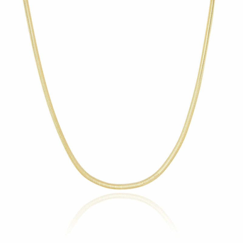 Choker Snake Banhado a Ouro 18K 35cm