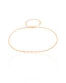 Tube Anklet Gold Plated 18K